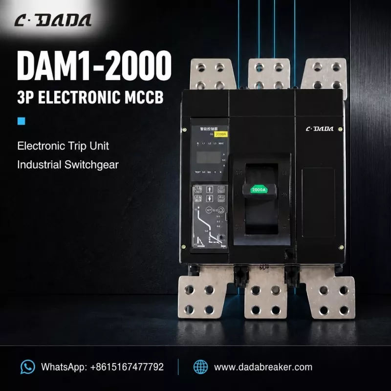 DAM1-2000 3P elektronischer MCCB für industrielle Schaltanlagen | C·DADA Electric