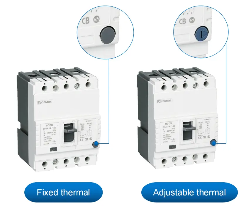 Thermal Adjustable Moulded Case Circuit Breaker